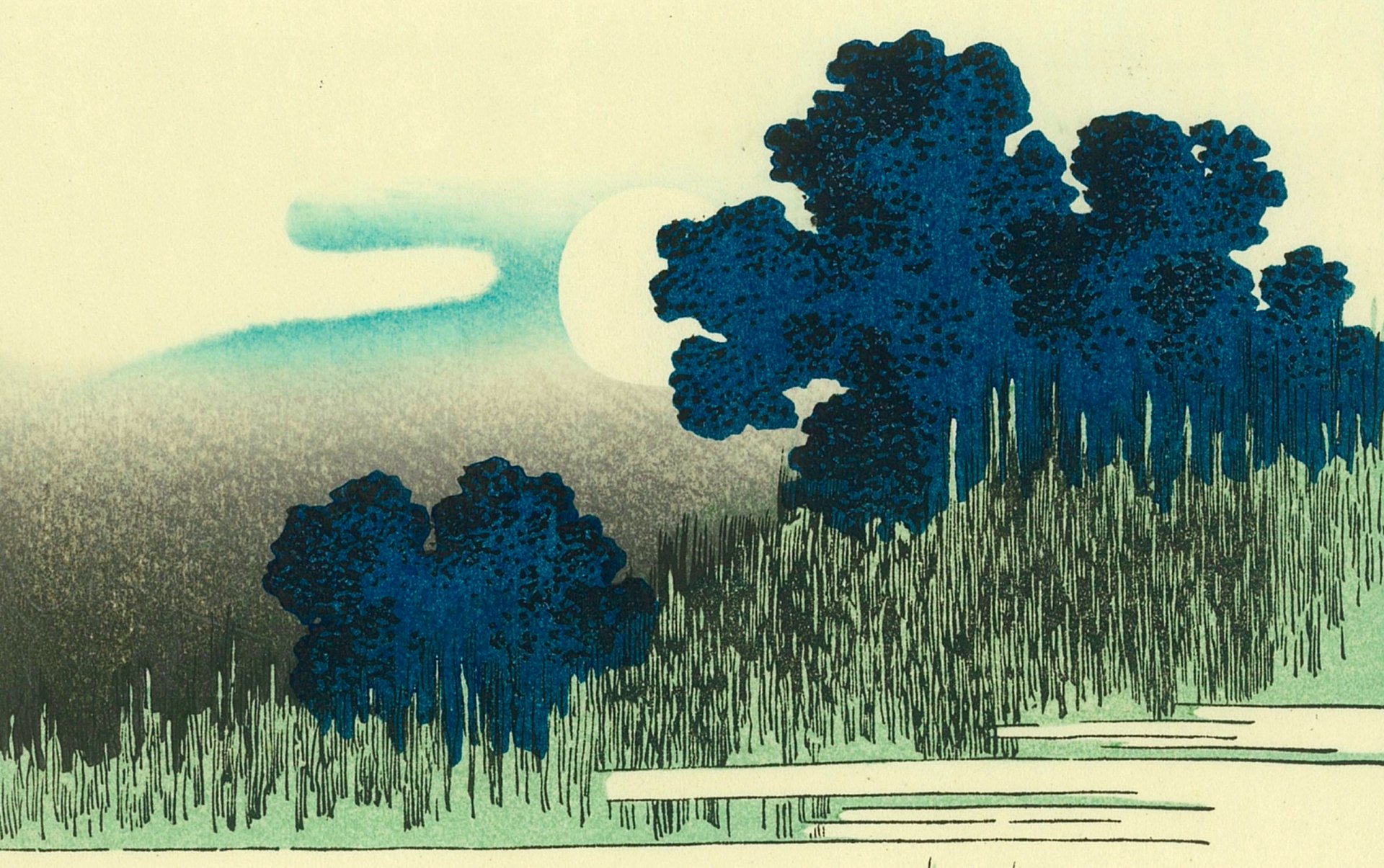 Katsushika Hokusai, estampe japonaise : Katsushika Hokusai "Tokusagari", – Image 4