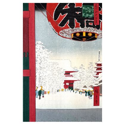 Utagawa Hiroshige, Asakusa Kinryūzan – d'après les Cent vues célèbres d’Edo