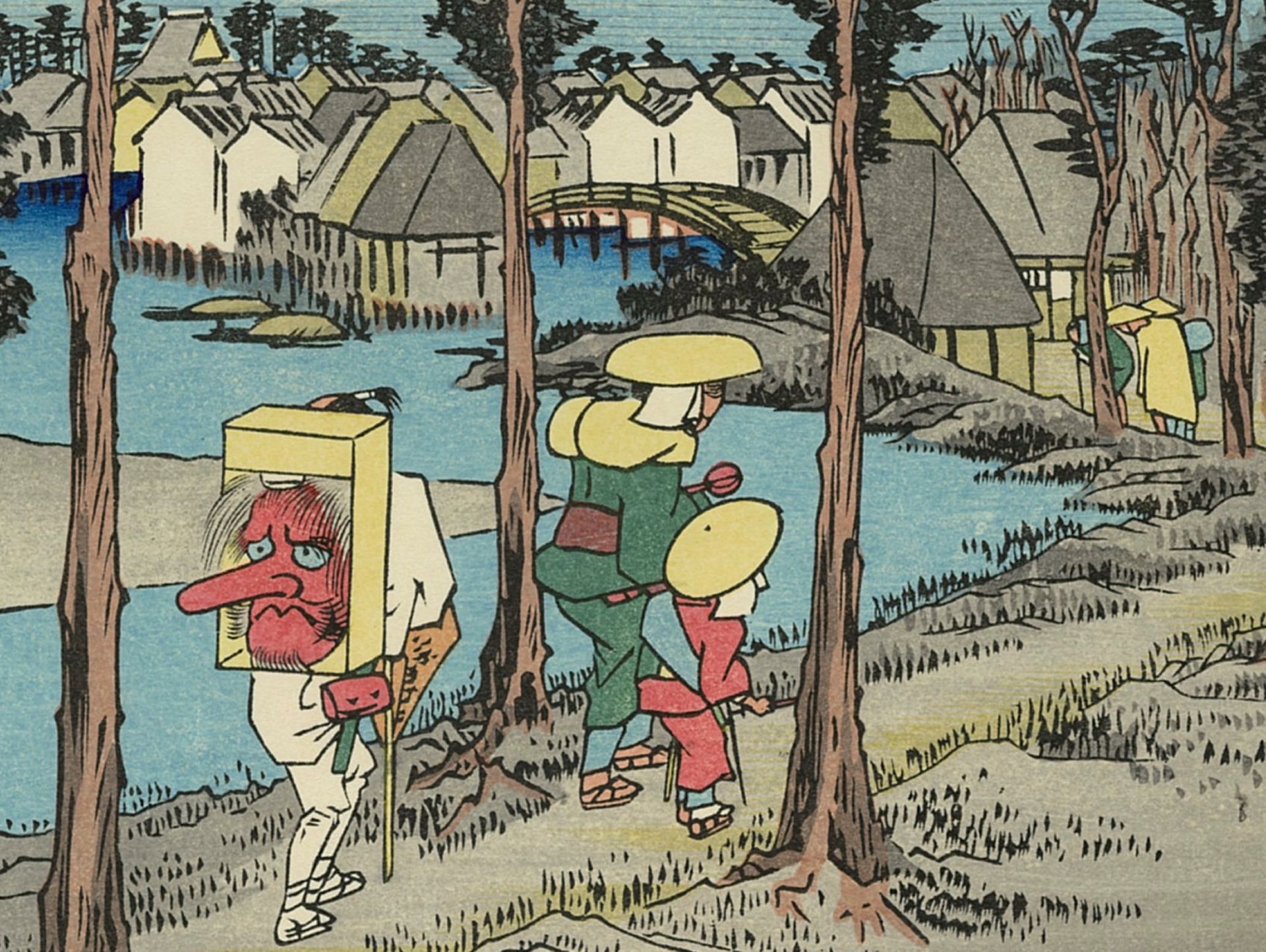 Hiroshige, Numazu-juku53, d'après la série des 53 stations de la route du Tōkaidō – Image 3
