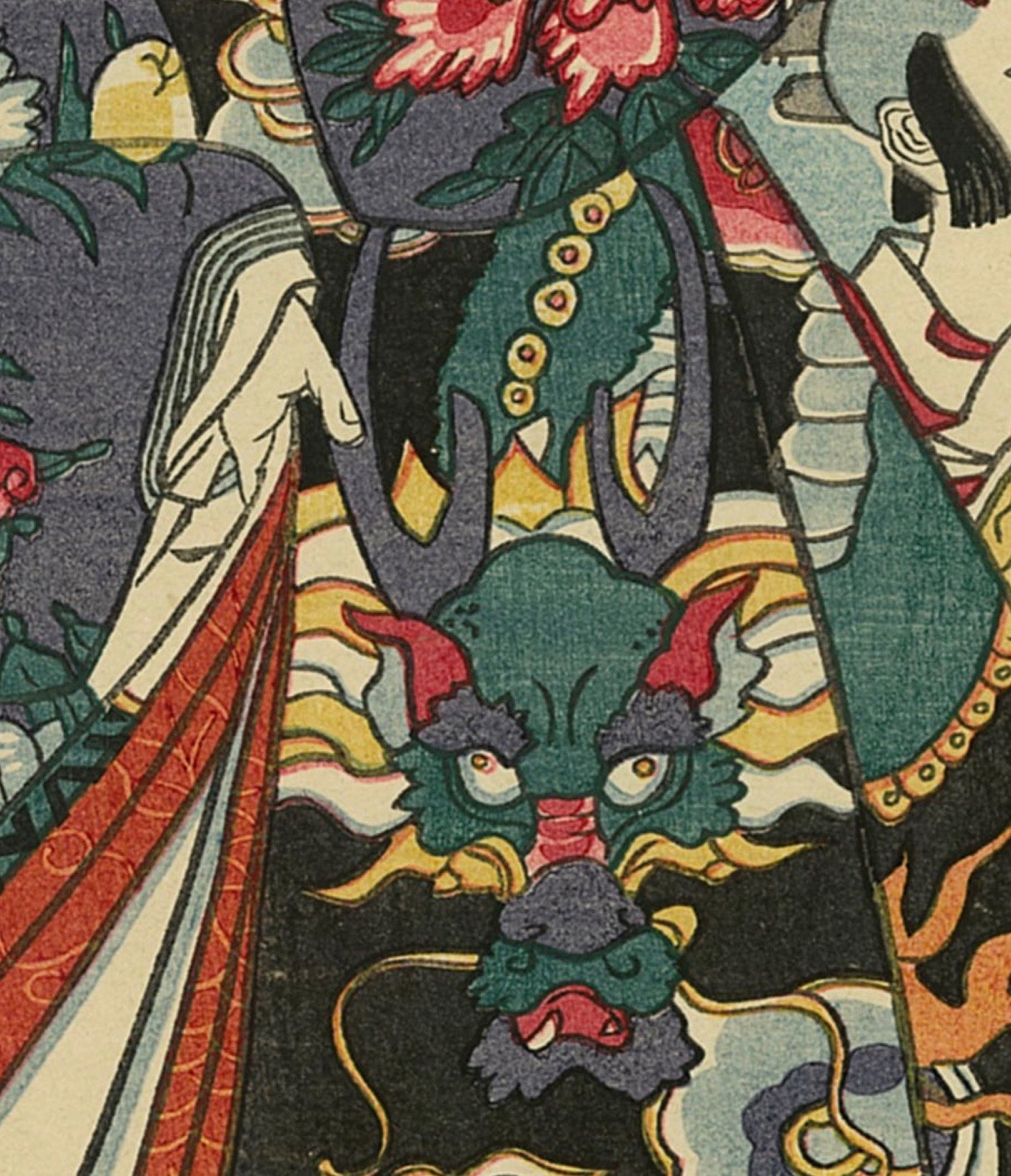Toyohara KUNICHIKA, estampe japonaise, ukiyo-e, Geisha – Image 3