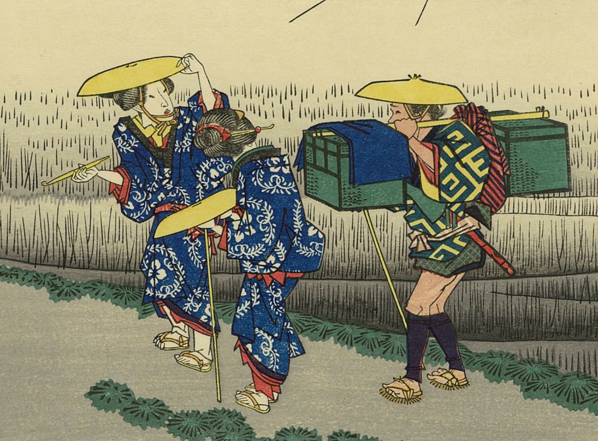 Utagawa Hiroshige, Hara-juku – d'après les Cinquante-trois stations du Tōkaidō, n°13 – Image 3