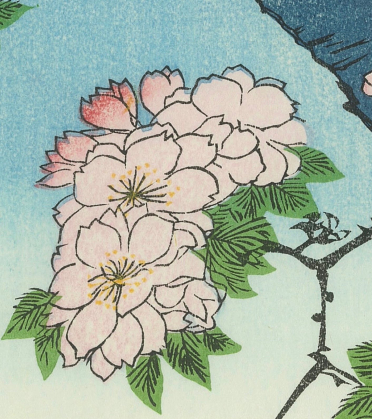 Hiroshige Utagawa, la rivière Sumida-gawa – d'après les Cent vues d'Edo, n°35 – Image 3